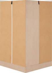 Seconique Nevada 2 Door Corner Wardrobe In White Gloss Finish - thumbnail 5