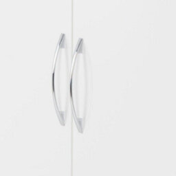 Seconique Nevada 2 Door Corner Wardrobe In White Gloss Finish - thumbnail 4