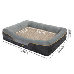 Skylos 119Cm Dog Bed Orthopedic Memory Foam Washable Pet Puppy Mattress - thumbnail 4