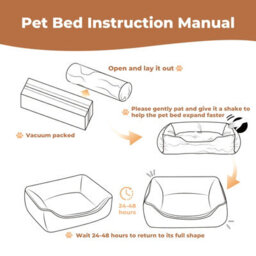 Skylos 119Cm Dog Bed Orthopedic Memory Foam Washable Pet Puppy Mattress - thumbnail 9