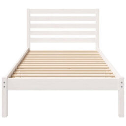 Berkfield With Headboard White 90 X 220 Cm Solid Pine Wood - thumbnail 6