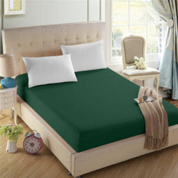 Bedlooms Single Fitted Sheet 25Cm Extra Deep - Soft Microfiber Deep Pocket Elasticated Bed Fitted Sheets Emerald Green, 91X190 Cm - thumbnail 9