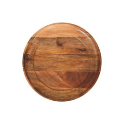 Artisan Furniture Solid Wood Spindle Tray Side Table, Brown - thumbnail 7