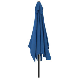 Berkfield Elegant Outdoor Parasol With Metal Pole 300X200 Cm Azure - thumbnail 4