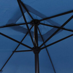 Berkfield Elegant Outdoor Parasol With Metal Pole 300X200 Cm Azure - thumbnail 5