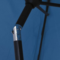Berkfield Elegant Outdoor Parasol With Metal Pole 300X200 Cm Azure - thumbnail 6