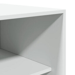 Berkfield Wardrobe White 80X50X200 Cm Engineered Wood - thumbnail 7