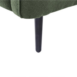 Beliani Left-Hand Chaise Longue Chevannes Boucle Dark Green - thumbnail 8