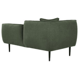 Beliani Left-Hand Chaise Longue Chevannes Boucle Dark Green - thumbnail 6