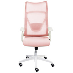 Beliani  Office Chair Bard Pastel Pink - thumbnail 4