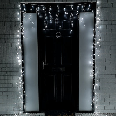 Samuel Alexander 25M 1000 Led Frosted Iciclebrights Christmas String Lights In White - image 1