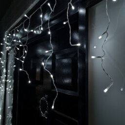 Samuel Alexander 25M 1000 Led Frosted Iciclebrights Christmas String Lights In White - thumbnail 4