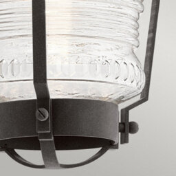 Luminosa Lighting Elstead Kichler Chance Harbor Outdoor 1 Light Wall Lantern Weathered Zinc Ip44 - thumbnail 4