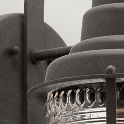 Luminosa Lighting Elstead Kichler Chance Harbor Outdoor 1 Light Wall Lantern Weathered Zinc Ip44 - thumbnail 3