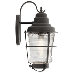 Luminosa Lighting Elstead Kichler Chance Harbor Outdoor 1 Light Wall Lantern Weathered Zinc Ip44 - thumbnail 2