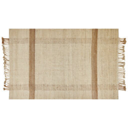 Beliani Rug Yelmez Beige 140 X 200 Cm Jute - thumbnail 4