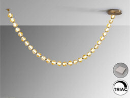 Luminosa Lighting Luminosa Zaria Ii 29 Light Pendant Ceiling Light Bronze, Amber Led 3000K Dimmable - Uk Stock - thumbnail 5