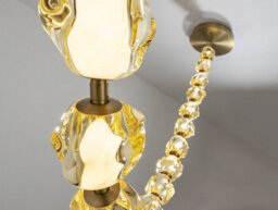 Luminosa Lighting Luminosa Zaria Ii 29 Light Pendant Ceiling Light Bronze, Amber Led 3000K Dimmable - Uk Stock - thumbnail 4