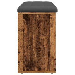 Vidaxl Shoe Bench Old Wood 102X32X50 Cm Engineered Wood - thumbnail 5