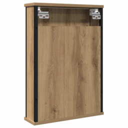 Walplus Bathroom Mirror Cabinet Artisan Oak 42X12X60 Cm Engineered Wood - thumbnail 6