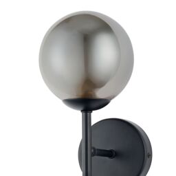 Cole Matt Black Double Wired Led Wall Light - thumbnail 3