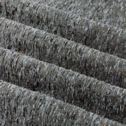 Paoletti Galaxy Fully Lined Chenille Eyelet Curtain Pair, Charcoal, (W) 117 X (D) 137Cm - thumbnail 5