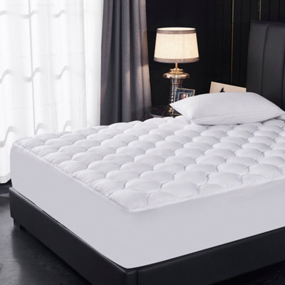 Groundlevel Superking Thick Cloud Like Super Soft Mattress Topper, Hypoallergenic, Comfy, Deep Fill - Machine Washable - image 1