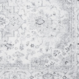 OHS Washable Rug Vintage Living Room Bedroom Carpet Mat, Grey - 66 X 200Cm - thumbnail 6