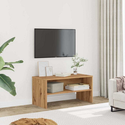 Berkfield Tv Cabinet Artisan Oak 80X40X40 Cm Engineered Wood - image 1