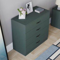 Lassic Vida Designs Riano Green 4 Drawer Chest Of Drawers (H) 720mm X (W) 750mm X (D) 360mm - thumbnail 4