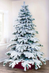 Christmas Tree World The 6Ft/180Cm Snow White Fir Tree With Hook-On Branches - thumbnail 9