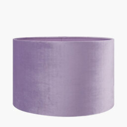 Pacific Lifestyle 45Cm Lilac Cylinder Table Lampshade Elegant Drum Floor Lamp Shade