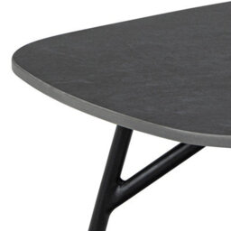 Furniture To Go Caracas Coffee Table In Black & Black Legs - thumbnail 5