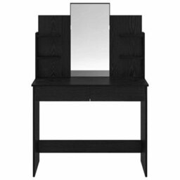 Walplus Dressing Table Black Oak 96 X 39 X 142 Cm Engineered Wood - thumbnail 6
