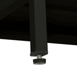 Berkfield Tv Cabinet Black 90X30X44 Cm Steel And Glass - thumbnail 9