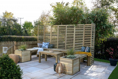Forest Garden Modular Wooden Garden Seating Set Number 4 - image 1