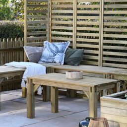 Forest Garden Modular Wooden Garden Seating Set Number 4 - thumbnail 3