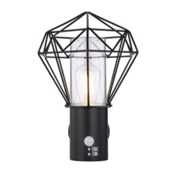 Luminosa Lighting Luminosa Horace Pir Outdoor Wall Lamp Black Ip44 1X E27 2700K - thumbnail 3