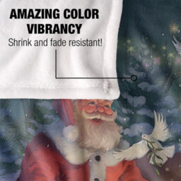 Jq Licensing Silky Gifts Christmas Supersoft Blanket Multicoloured (152Cm X 127Cm) - thumbnail 4