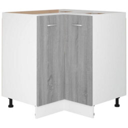 Berkfield Kitchen Cabinet Grey Sonoma 75,5X75,5X80,5 Cm Engineered Wood - thumbnail 5