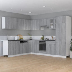 Berkfield Kitchen Cabinet Grey Sonoma 75,5X75,5X80,5 Cm Engineered Wood - thumbnail 3
