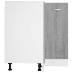 Berkfield Kitchen Cabinet Grey Sonoma 75,5X75,5X80,5 Cm Engineered Wood - thumbnail 7