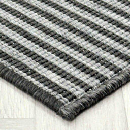 Pinstripe Indoor/outdoor Hallway Runner Rug - Durable, Reversible & Hardwearing Carpet For Home Or Garden - thumbnail 8