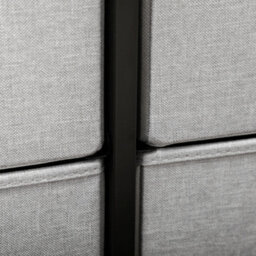 Homcom 8 Drawer Fabric Chest Of Drawers W/ Wooden Top For Hallway Grey - thumbnail 8