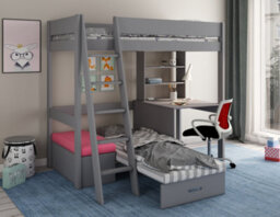 Estella Grey - High With Desk/futon (Pink Futon) - thumbnail 2