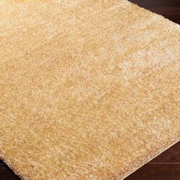 Livabliss Round Cloudy Shaggy-Solid Color Yellow Plush Soft Pile Living Bedroom Rug 120 X 120 Cm Easy Care, Non Shedding - thumbnail 6