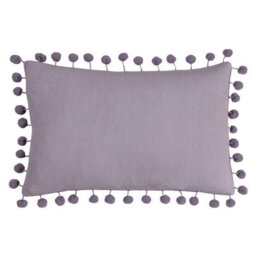 Furn. Dora Velvet Pom-Pom Cushion Cover - thumbnail 2