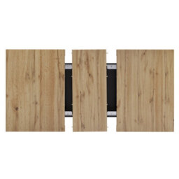 Abrihome Extendable Wooden Dining Table 110 To 140 X 80 X 75 Cm, Seats 6 Persons With Extendable Top, Wood Grain Finish For Kitchen - thumbnail 6