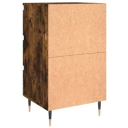 Berkfield Elegant Bedside Cabinets 2 Pcs Smoked Oak 40X35X69 Cm Engineered Wood - thumbnail 8