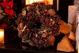 Christmas Winter Spice Wreath Dried Orange Cinnamon Xmas Hanging Decoration 30Cm - thumbnail 5